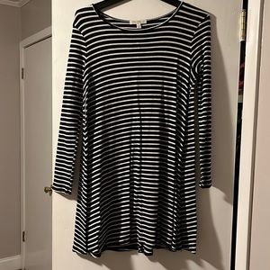 Love, Fire large striped dress